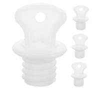 FIXOSHEE 4pcs Hot Water Bottle Stopper Caps Sealing Plugs Leakproof Thermal Water Bag Lids Replacement Accessories for