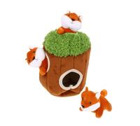 FIXOSHEE 4Pcs Interactive Dog Plush Squeaky Durable Chew Plaything for Teeth Cleaning and Boredom Busting present for Pets