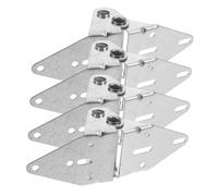 FIXOSHEE 4pcs Iron Garage Door Hinges Heavy Duty Overhead Door Replacement Parts Wear-Resistant Garage Accessories for Secure Installation
