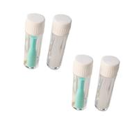FIXOSHEE 4pcs Lens Suction Stick Remover Inserter Tool with Slip Silicone Surface for Hard and Rgp Lenses Portable Travel and Home Use Includes Protective Case Green White