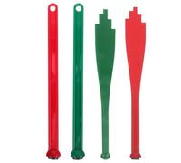 FIXOSHEE 4pcs Magnetic Canning Lid Lifter with Measurer Heavy Duty Wide Mouth Jar Opener Tool for Safe Hygienic Lid Removal and Cap Catcher in Home Kitchen