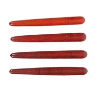 FIXOSHEE 4pcs Manual Acupressure Pen Wooden Massage Tools for Trigger Point Therapy and Body Care
