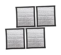 FIXOSHEE 4pcs Pet Insulation Pads Reflective Heating Films for Reptiles Easy Use Mat Energy-saving Temperature Reflector for Tortoise Lizard and Pets