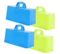 FIXOSHEE 4Pcs Portable Snow Brick Mold Lightweight Winter Snow for Outdoor Playing Blocks Safe Smooth Surface Fun Family Interaction Random Color