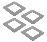 FIXOSHEE 4pcs Rocker Light Switch Outlet Cover Decorative Electric Socket Surround Protector for Bathroom with Easy Installation and Build