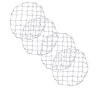 FIXOSHEE 4pcs Round Well Cover Safety Nets Polyester Elastic Wire 700# Child Safety Netting Drainage Protection for Outdoor Manhole Covers