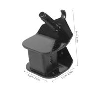 FIXOSHEE 4pcs Rubber Motor Support Vibration Generator Mounts Cushions Diesel Generators Shock Absorber Feet Reduce Noise Vibration