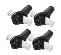 FIXOSHEE 4pcs Samba Whistle Set Tri-tone Plastic Referee Whistles Sports Toy Musical Instrument for Children Instructors Teachers Dance Training Educational Use