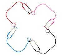 FIXOSHEE 4pcs Stethoscope Simulated Nursing Prop for Halloween Role Play Doctor Girl Dress Up Pretend Play Accessory