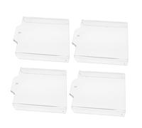 FIXOSHEE 4pcs Transparent Emergency Stop Button Cover Fire Equipment Switch Guard with Lid for Preventing Damage and Misuse Easy Installation Temperature Resistant Safety Protector for