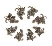 FIXOSHEE 4Pcs Vintage Metal Cloak Closure Clasps Antique Swirl Sweater Shawl Collar Clips for Hanfu Qipao Traditional Chinese Clothing Fasteners
