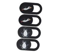 FIXOSHEE 4pcs Webcam Cover Slider for Laptop Privacy Protection Wear-resistant Material Easy to Install and Detach Practical Notebook Camera Covers to Prevent Peeping and Accidental Damage