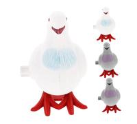 FIXOSHEE 4pcs Wind-up Pigeon for Adorable Clockwork Playthings Interactive Decor Portable for Boys Random Color