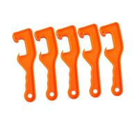 FIXOSHEE 5 pcs Heavy Duty Paint Bucket Lid Opener Manual Wrench for Kitchen Supplies and Multi-Container Use Easy Twist Action Tool for Home and DIY Projects