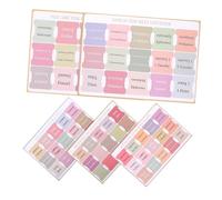 FIXOSHEE 5 Sheets Bible Index Tabs for Study Decorative Book Stickers with Gold Lettering Practical Bible Book Tabs for Women Christian Journals Easy Section Markers