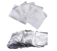 FIXOSHEE 500pcs Nail Polish Remover Pads Nail Foil Wraps Lint-free Cotton Pads Manicure Tool Set for Home and Salon Use