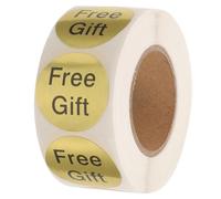 FIXOSHEE 500pcs Round Customer Appreciation Stickers Roll, Self-Adhesive Thank You Labels for Supermarket Packaging and Decoration, Sticky Label for Small Business Use