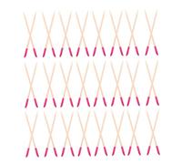 FIXOSHEE 50pcs Double-ended Wooden Cuticle Pushers and Nail Sanding Sticks Professional Manicure Pedicure Tools for Dead Skin Removal Precision Detailing and Smooth Nail Finishing