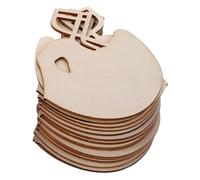 FIXOSHEE 50pcs Football Helmet Wood Cutouts Unfinished Blank Wooden Pieces for DIY Painting Crafts Home Decorations Sports Themed Party Accents Smooth Edges