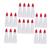 FIXOSHEE 50PCS Halloween Prank Nail Covers Glow in Dark Finger Props for Scary Cosplay Zombie Witch Role Play Decorations for Haunted House Party