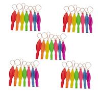 FIXOSHEE 50pcs Inflatable Punch Balloons for Boys and Latex Party Bag Fillers with Elastic Handles Fun Cartoon Balloon for Birthday Celebrations and Play Random Color