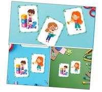 FIXOSHEE 50pcs Interactive Recognition Reward Cards for Behavioral Growth Family Education Bonding Cognitive Development Fun Affirmation Cards