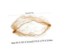 FIXOSHEE 50pcs Invisible Hair Nets for Women High Elastic Thin Bun Covers Ballet Nurse Hair Accessories for Performance Cosplay Hotel Service Stewardess Use