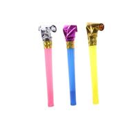 FIXOSHEE 50pcs Large Party Whistles Random Color Blowouts Party Favors Loud Noise Blowing Whistle for Birthday Wedding Celebration Random Color