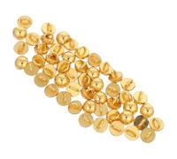 FIXOSHEE 50pcs Mini Metal Mushroom Shank Buttons Antique Bronze Half-Round Dome Sewing Fasteners for DIY Doll Clothes Stuffed Animals Crochet Crafts and Blazer Sewing