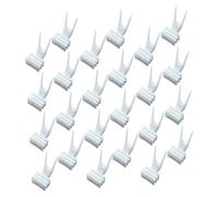 FIXOSHEE 50pcs Parrot Vegetable Forks Durable Food Skewers for Bird Cages for Fruits Veggies Easy to Attach Bird Cage Supplies for Parrots Budgies Small