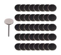 FIXOSHEE 50Pcs Pedicure Sanding Discs with Bearing, 20Mm Foot Sandpaper Discs for Electric Callus Remover, Dead Skin Polishing Slices for Feet and Manicure Tools