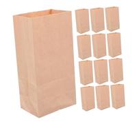 FIXOSHEE 50pcs Small Kraft Paper Bags Lightweight Reusable Party Favors Lunch Bags Multipurpose for Birthday Celebrations Wedding Candy Packing