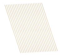 FIXOSHEE 50pcs Square Bamboo Sticks for DIY Crafting and Architectural Models Strong Treated Bamboo Dowels for Landscape Projects and Decoration Easy to Handle and Cut