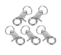 FIXOSHEE 5Pcs Bird Cage Door Locks Durable Clasp for Parrots Prevents Escape for Various Animal Cages Smooth Edges for Easy Use
