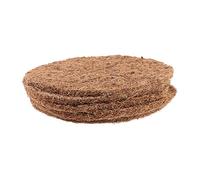 FIXOSHEE 5Pcs Coconut Coir Bird Nest Mats Washable Pigeon Breeding Accessory Egg Protection Bedding for Bird Nests
