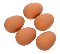 FIXOSHEE 5Pcs Creative Egg Shaped Pet Durable Simulation Balls for Dogs Interactive Biting for Pets Safe Chew for and Playtime