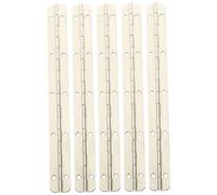 FIXOSHEE 5pcs Flush Folding Door Hinges for Wooden Boxes Cabinet Heavy Duty Piano Butt Hinges Antique Style Jewelry Box Hardware