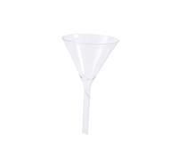 FIXOSHEE 5pcs Glass Triangle Funnels for Chemistry Lab Use Reusable Analytical Feeding Funnel for Liquid and Solid Labware Tool