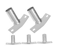 FIXOSHEE 5pcs Heavy Duty Broom Handle Bracket Floor Brush Adapter Replacement Connector for Household and Commercial Cleaning Tools Flexible Fit for Various Handles Precise Design for Tight