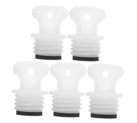 FIXOSHEE 5pcs Hot Water Bottle Replacement Stopper 21mm Leakproof Rubber Cap Safety Sealing Plug for Electric and Hot Water Bags Household Relief
