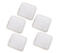 FIXOSHEE 5pcs Loofah Exfoliating Body Scrubber Bath Sponges with Edged Design for Gentle Dead Skin Removal and Smooth Skin Beige Shower Bathing Accessories for Men and Women
