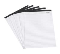 FIXOSHEE 5Pcs Portable Tearable Notepads Multipurpose Memo Pads with Paper for Meeting Notes and Daily Planning Each for Office and School Use