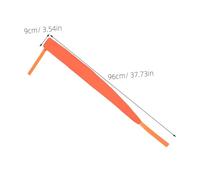 FIXOSHEE 5pcs Reflective Sand Bags for Traffic Cones Orange Fabric Weight Bags for Driveway Cone Stability Safety Warning Parking Construction