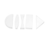 FIXOSHEE 5pcs Transparent Concave Convex Lens Physics Teaching Aids Optical Experiment Kit for Science Education Lab Demonstrations and Light Convergence Principles