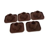 FIXOSHEE 5pcs Volcanic Eruption Model DIY Kit with Spill Groove Educational Volcano Model for School Geography Teaching Visual Aid Science Play