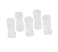 FIXOSHEE 5pcs White Cotton Diaper Liners for Newborn Babies 0-3 Months Breathable Stretchable Muslin Cloth Absorbent Baby Washcloths Suitable for Infant Diapering