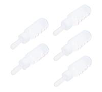 FIXOSHEE 5sets Pet Nursing Bottles for Puppies and Kittens of Feeding Bottles Nipple for Newborn Pets and Small Animals Leak-resistant Design Measurement Scale