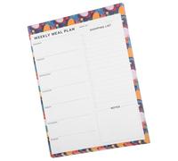 FIXOSHEE 60 Sheets Magnetic Weekly Meal for Fridge Healthy Meal Planning with Tear Off Grocery Shopping List Refrigerator Notepad for Food and Menu Organization