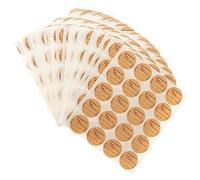 FIXOSHEE 600 Sheets Kraft Paper Gift Wrap Stickers Decorative Sealing Labels for Bags Envelopes Jars Homemade Food Containers Mason Jars Party Crafts