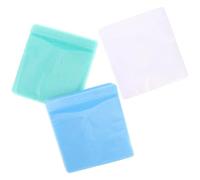 FIXOSHEE 600Pcs Plastic Dvd Sleeves CD Disc Storage Pouches with Thickened Frosted, Multi-Color Protective Cases for CD/Dvd Organization and Travel, 6 Packs (White, Blue, Green)